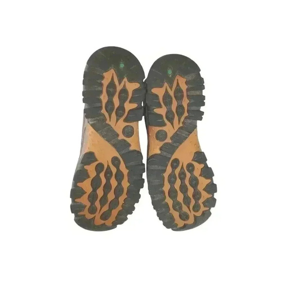 TIMBERLAND MT MADDSEN MID BROWN LEATHER WATERPROOF HIKING BOOTS SHOES BOYS  SZ 6 - Picture 6 of 8